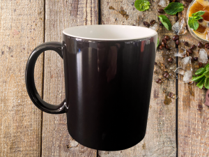 Mug magique de couleur noir