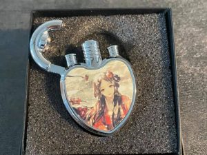 Alternative view of Briquet forme cœur