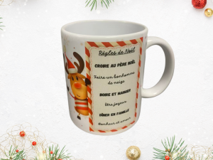 Alternative view of Mug " le joli Noël de la famille..."