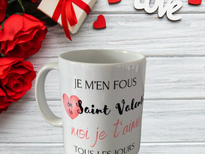 Mug " Je t'aime tous les jours..."