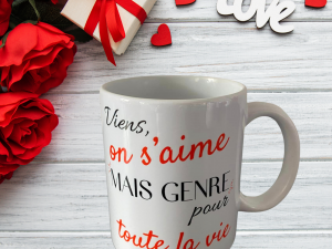 Alternative view of Mug "message important..."