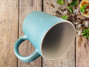 Alternative view of Mug à paillettes Bleu