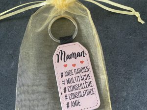 Porte clefs en forme de rectangle