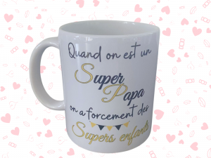 Alternative view of Mug " Super Papa "