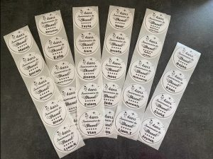 Alternative view of Etiquette autollante