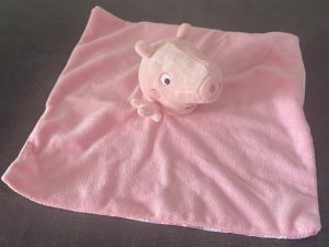 Doudou Peppa pig rose