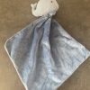 Doudou Baleine bleu