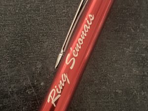 Alternative view of Stylo métal rouge