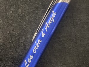 Alternative view of Stylo métal bleu