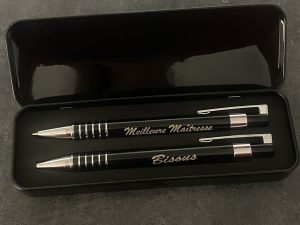 Coffret stylo plus porte-mine en métal