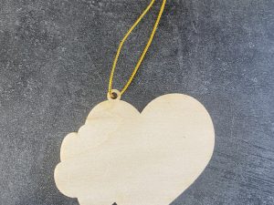 Alternative view of Boule cœur pour chien