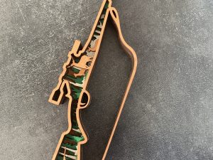 Alternative view of Fusil en bois