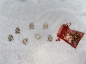 Décoration de table "Bonhomme Pain d'épice"