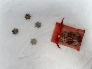 Décoration de table "flocon"