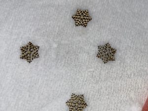 Alternative view of Décoration de table "flocon"