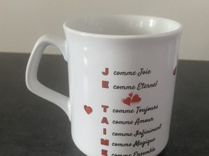 Alternative view of Mug " Bonne journée Je t'aime"