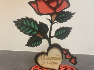 Alternative view of Rose en bois