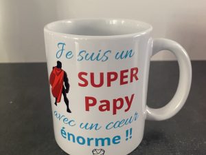 Alternative view of Mug "Super Papy"