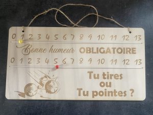 Tableau Pétanque