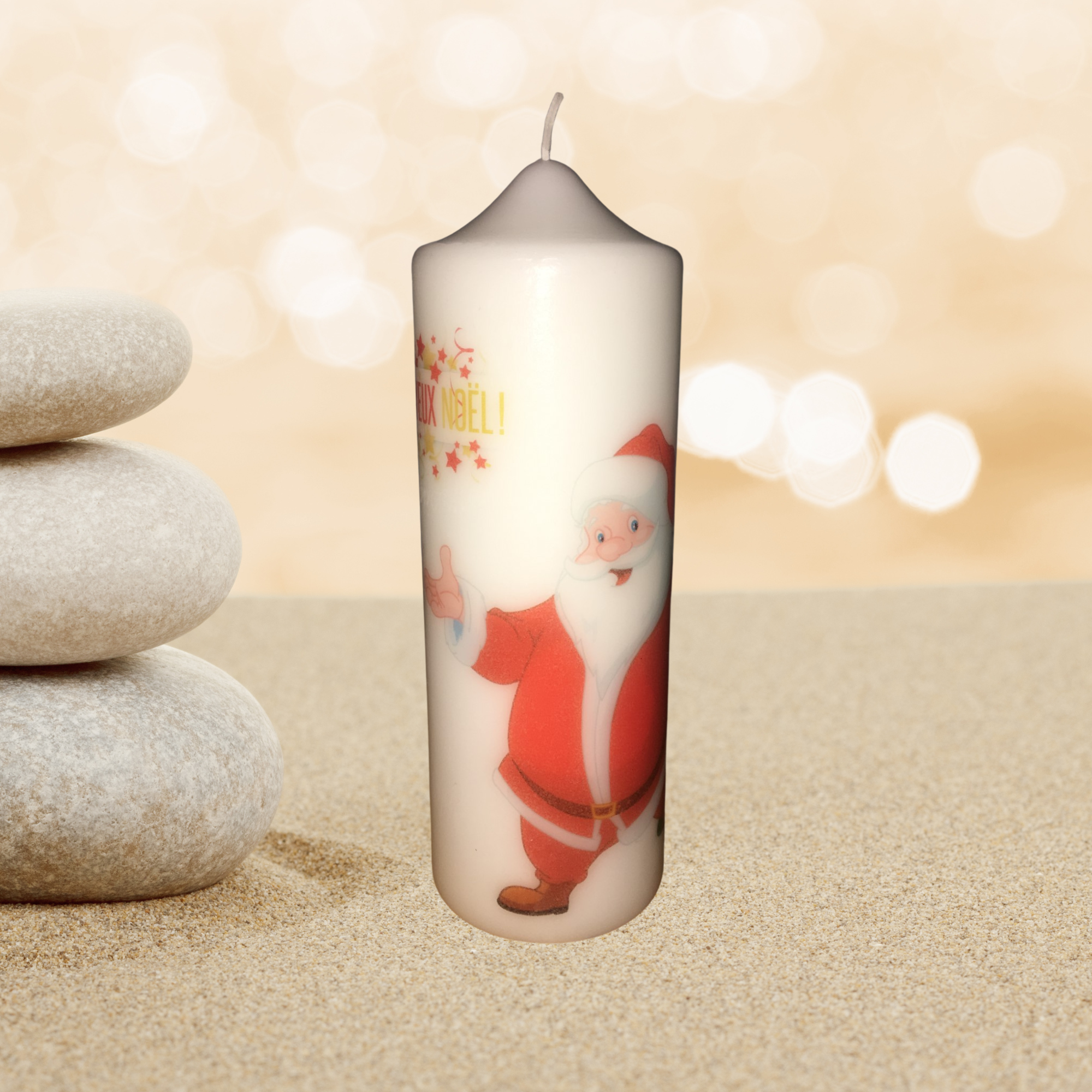 Bougie cylindre 20cm – Image 2