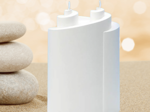 Bougie spirale double