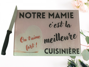 Planche de découpe " La meilleure cuisinière ..."