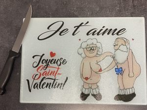 Planche de découpe " Humour ..."