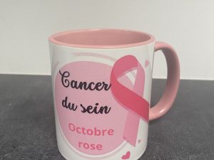 Mug " Octobre rose"