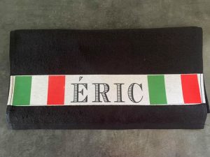 Serviette de bain noir