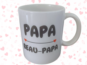 Mug " Papa & Beau Papa "