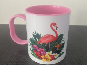 Alternative view of Mug "Inaya flamant rose"