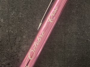 Alternative view of Stylo métal rose