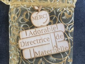 Aimant "livres pomme"