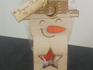 Alternative view of Bonhomme de neige avec les chocolats