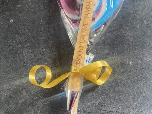 Sucette " fruits des bois" + stylo