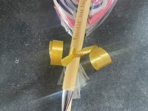 Sucette " barbe à papa" + stylo